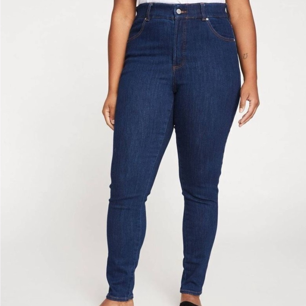 Universal Standard Riviera High Rise Curve Skinny Jeans 18 L - 31 Inch - Indigo